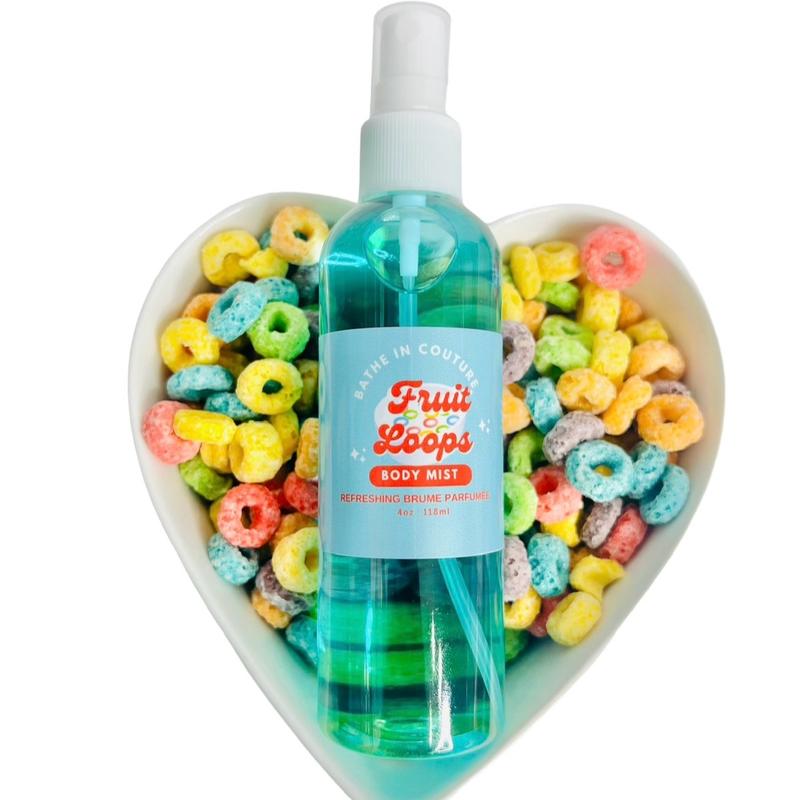 Fruit Loops Body Mist,  Body Spray, Cereal Scented Body Mist,  Fragrance Scent Scented Fall Body Care