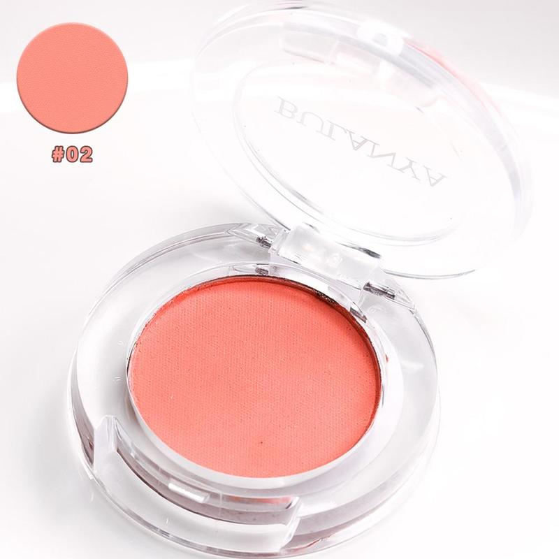 Long-lasting Matte Blush, 1 Count Single Color Lightweight Blush Palette, Cheeks Contour Blush Pressed Powder Suitable For All Skins Girls Women, Facial Cosmetic