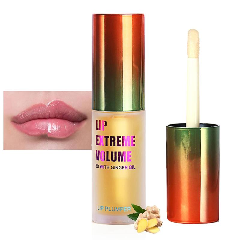 Lip Plumper Extreme - Plumping Lip Gloss - Clear Lip Plump Gloss -Lip Enhancer Plumper - Lip Moisturizer for Dry Lips - Lip Filler Plumper - Volumize Lips Instantly for Thicker & Fuller Lips Lipstick Makeup