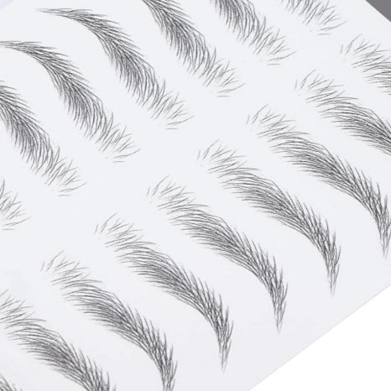 1 Sheet Natural Eyebrow Sticker, Temporary Eyebrow Tattoo Sticker, Eyebrow Shaping Sticker, Makeup Tool for Women