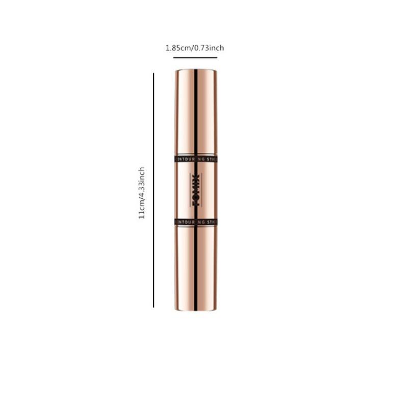 Double-ended Contour & Highlighter Stick, Long Lasting Makeup Stick, Facial Contouring & Detailing Makeup Stick, High-gloss Makeup Accessories