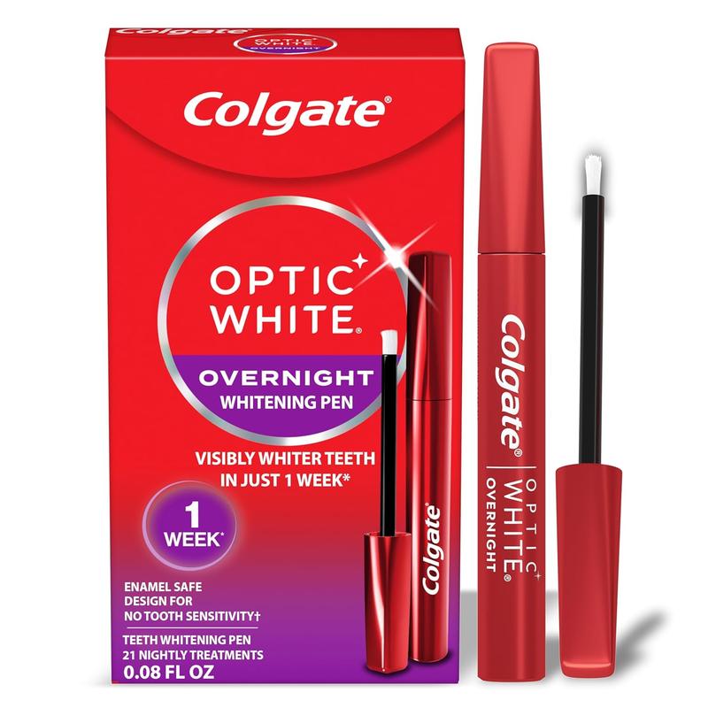 Colgate Optic White Overnight Teeth Whitening Pen - 35 Nightly Treatments - Oral