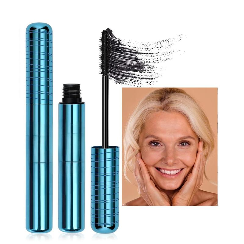 Mascara for older women, black mascara for older people with thinning lashes, waterproof volumizing mascara, hypoallergenic mascara for sensitive eyes