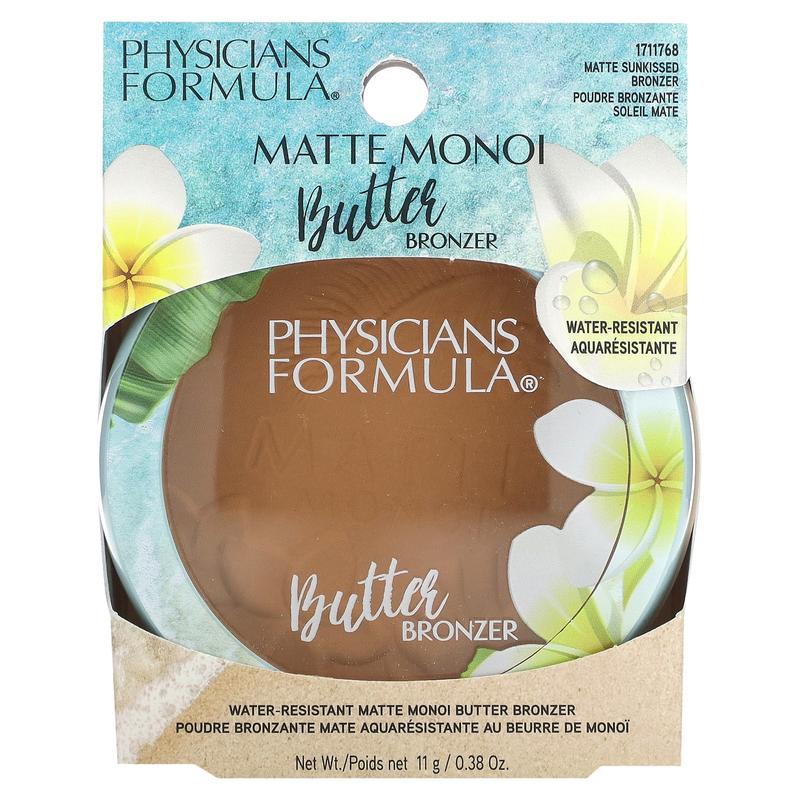 Physicians Formula Matte Monoi, Butter Bronzer, 1711768 Matte Sunkissed Bronzer, 0.38 oz (11 g)