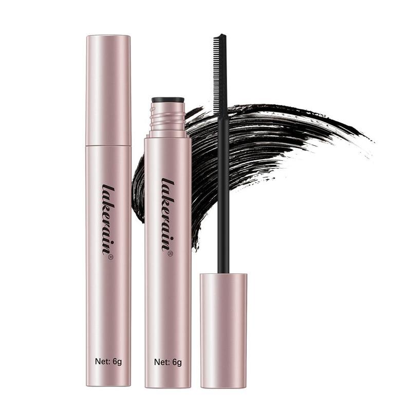 Waterproof Long Lasting Mascara, 2 Counts Natural Curl Eyelashes Mascara, Eyelashes Lengthening Volumizing Defining, Professional Eye Makeup Products