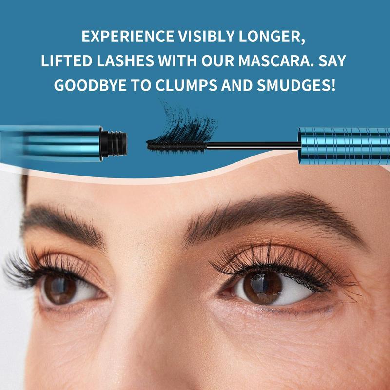 Mascara for older women, black mascara for older people with thinning lashes, waterproof volumizing mascara, hypoallergenic mascara for sensitive eyes