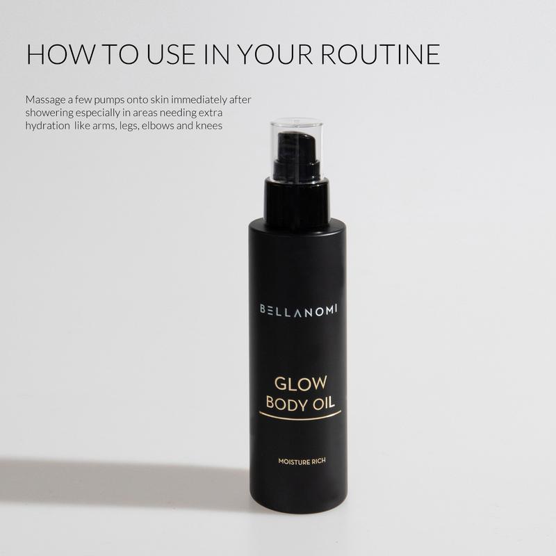 The Glow Body OIL, Moisturizing, with Marula oil and Vitamin C