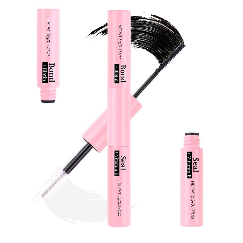 Waterproof eyelash glue, 2-in-1 long-lasting eyelash adhesive and sealant, sweat resistant eyelash extension glue for clustered eyelashes, eyelash extension products, girl's room accessories makeup, face glue, makeup products Cosmetic Eyelashes Extensions