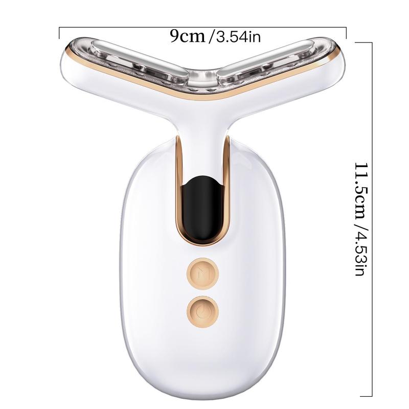 Rechargeable Facial Massager, 3 Massage Modes Face and Neck Massager, Home Facial Skin Care Tools, Gift for Girls Holiday