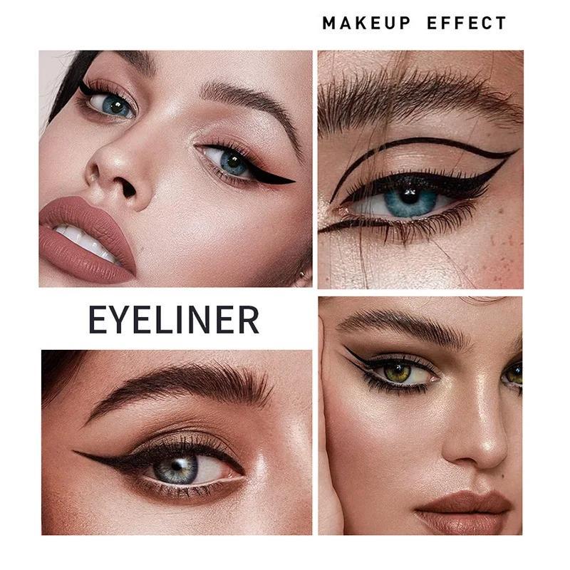 Dual-ended Eyeliner Stamps, 8 Counts set Waterproof Liquid Eyeliner Seal Stamp, Long Lasting Eyeliner Pen for Eye Makeup Decoration, Summer Cosmetic Products, Eye Makeup Products, The Eyebrow Expert