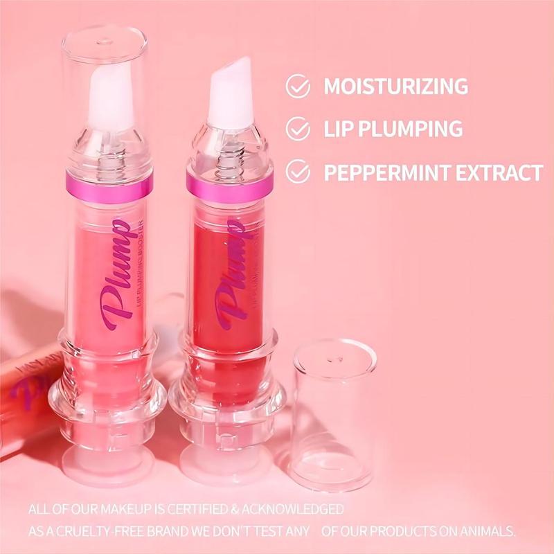 Lasting Plumping Gloss & Hydrating Booster - Spicy Lip Enhancer for High-Shine Volume -Moisturizing Lip Makeup for Women & Girls