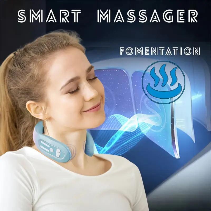 Neck Massager, Electric Neck Massage Tool, Professional Neck Massage Machine for Men & Women, Personal Care Appliances for Home & Travel, Christmas