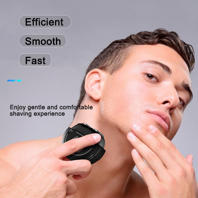 Portable Electric Razors, Pocket Rechargeable Shaver Men's Home Business Vehicle Travel Shaver, Halloween Christmas Gift, Ideal Gift Comfort