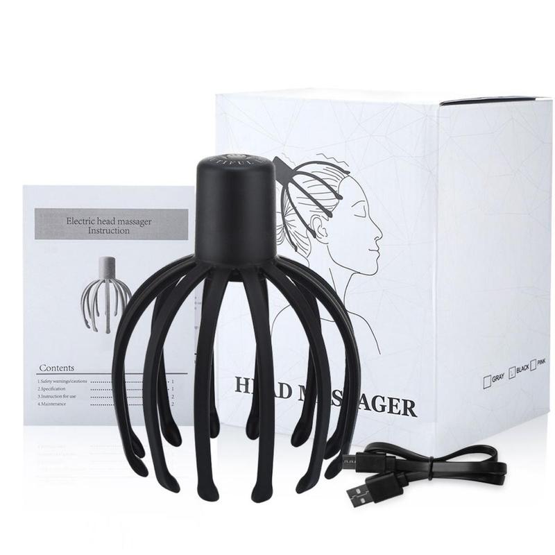 Black Friday Deal Electric Scalp Massager with 3 Modes, 360 Degree Head Massager, Cordless Portable Head Scratcher for Stress Relax Mother's Day gift!