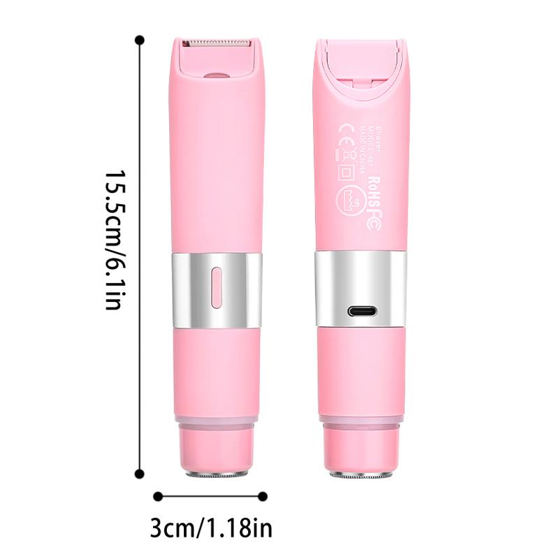 2-in-1 waterproof personal care product, ceramic blade compact and convenient for personal care, bikini waterproof hair comfortable groin  trimmer electric groin