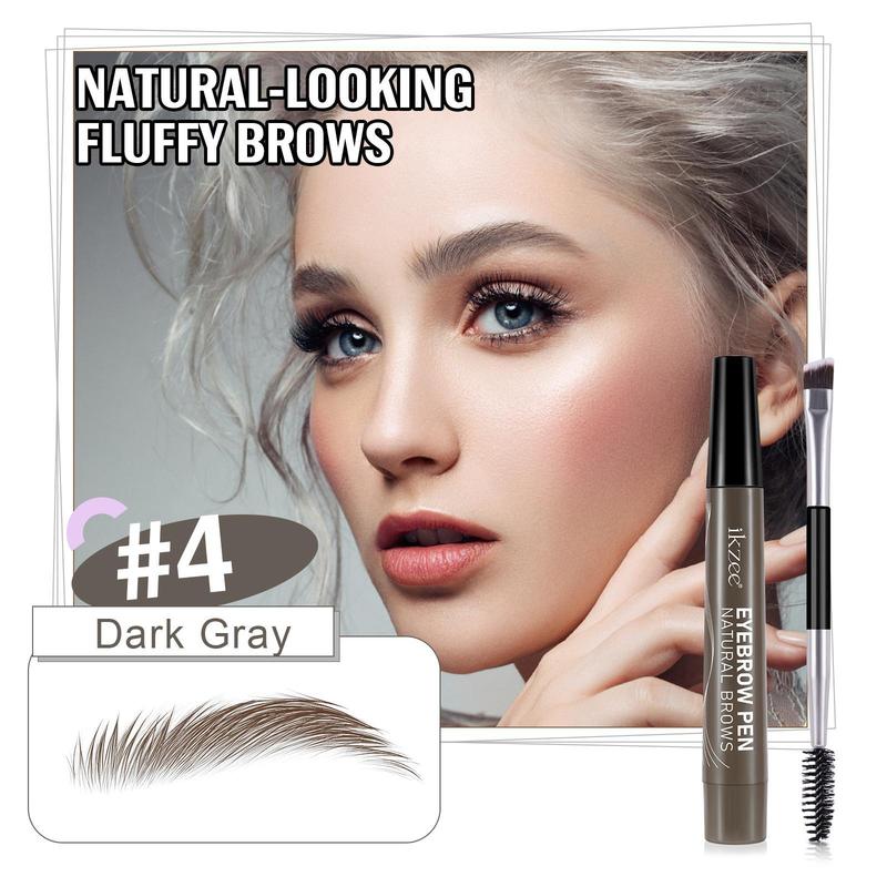 Eyebrow Dye Kit, 3 Counts set Eyebrow Dye Cream & Eyebrow Brush & Eyeliner Brush, Waterproof Long Lasting Eyebrow Makeup Tool for Women