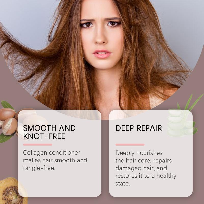 [Buy 2 Get 1 Free] Hoegoa Collagen Conditioner Gentle hair care soft nourishing shiny moisturizing hair care, autumn and winter hair care Haircare Shampoo Comfort Cleansing Cleanser Moisturizer Moisture Hydrating Hydrate