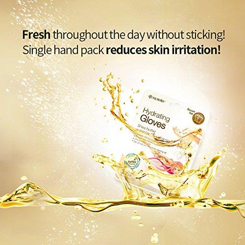 Hydrating Hand Masks (Gloves 6pk) for Dry Hands with Shea Butter, Jojoba Oil, and Vitamin E