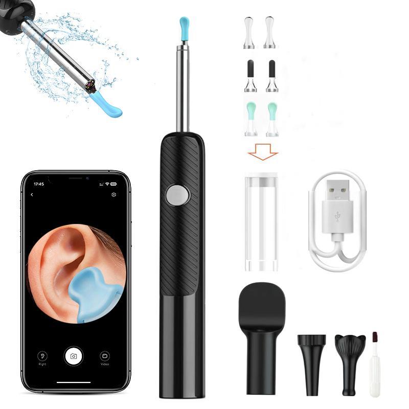 Smart Visual Ear Cleaning Tool, 1 Box Ear Wax Removal Tool with LED Light, Ear Cleaner with Camera, HD Ear Scope, Earwax Remover Picker