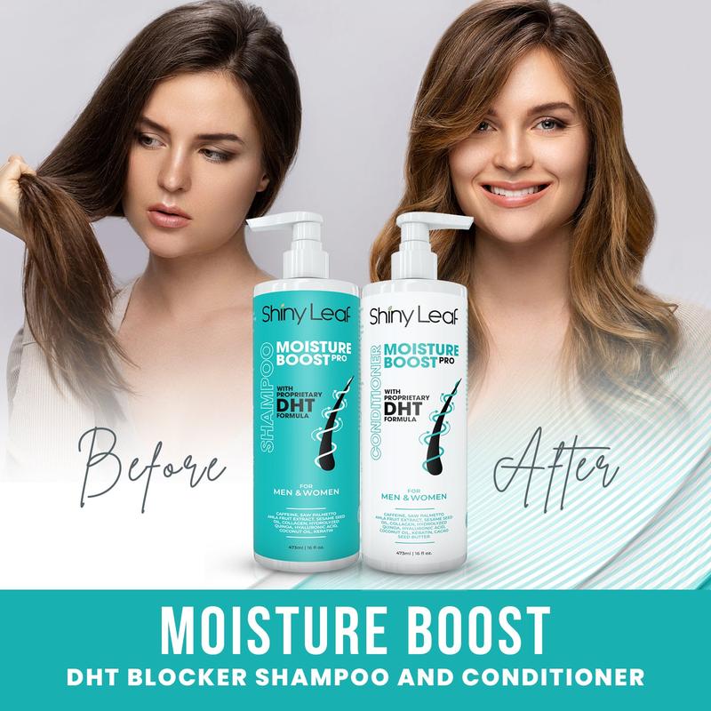 Moisture Boost Pro Shampoo and Conditioner with Proprietary DHT Formula Hydrating Moisturizing Haircare Hyaluronic any Hyaluronic Acid Comfort