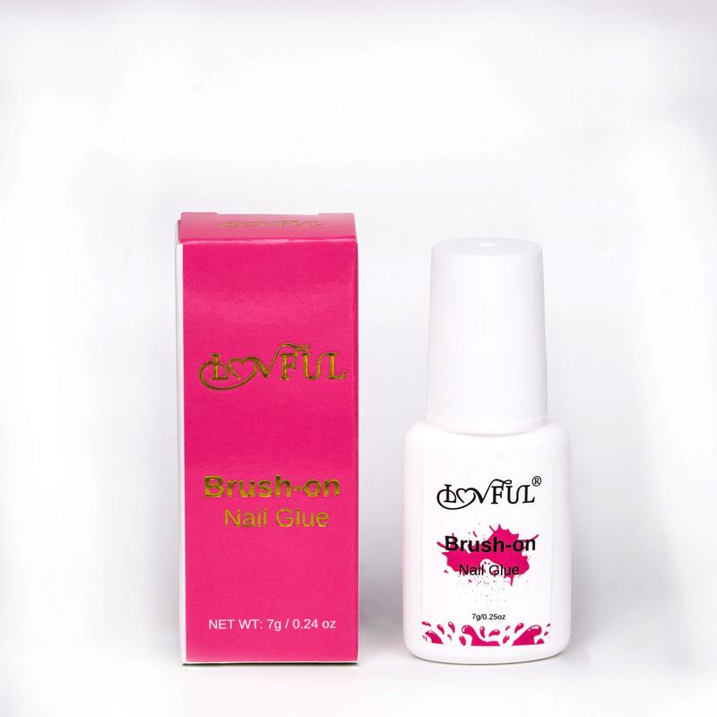 Lovful Brush On Nail Glue Nail Polish Manicure Nail Adhesive Nail Art For Press On Nails