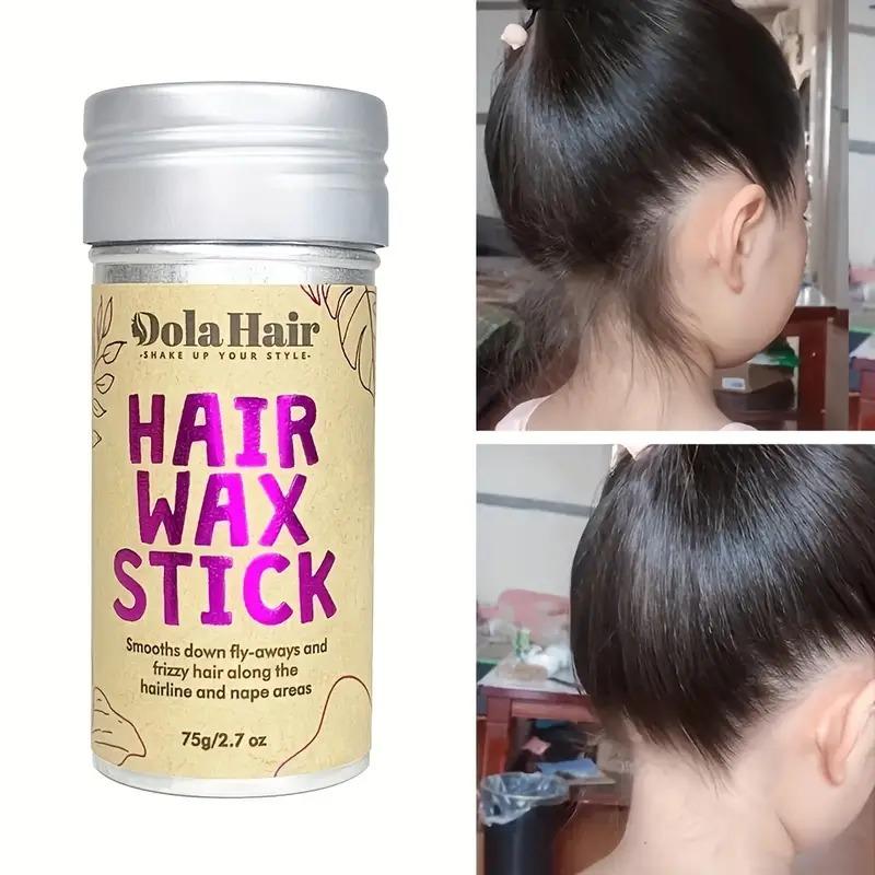 Hair Wax Stick，gel curls，Slick Styles - Natural Shine, Non-greasy Formula - Perfect for Flyaways and Wigs,  Hair Care Haircare