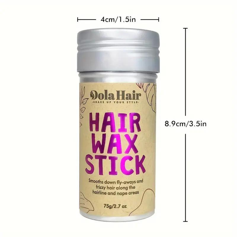 Hair Wax Stick，gel curls，Slick Styles - Natural Shine, Non-greasy Formula - Perfect for Flyaways and Wigs,  Hair Care Haircare