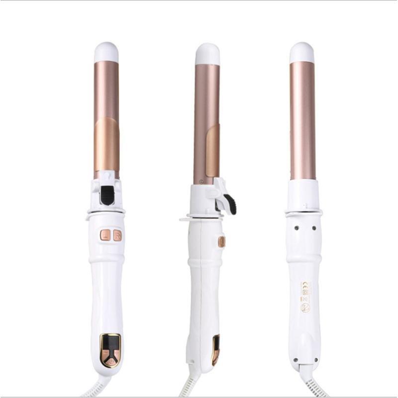 28mm Hair Curling Iron, Portable Hair Curler Wand with LED Display, Hair Styling Tool for Summer Gifts, Lightweight Curlers