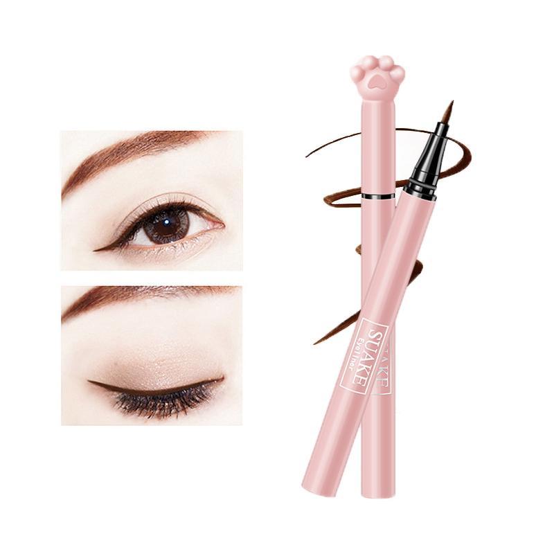 Cat Paw Design Liquid Eyeliner for Music Festival Makeup, 1 Count Waterproof Long Lasting Eyeliner Pen, Quick Drying Eyeliner Pen, Easy to Apply for Eye Makeup, Great for Professional & Beginners