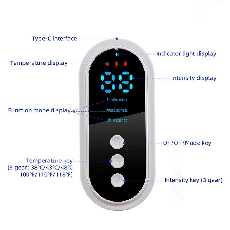 Electric Leg Massager, 1 Box Long Leg Massager, Heated Leg Massage Tool, Professional Massage Tool for Women & Men, Personal Care Appliances