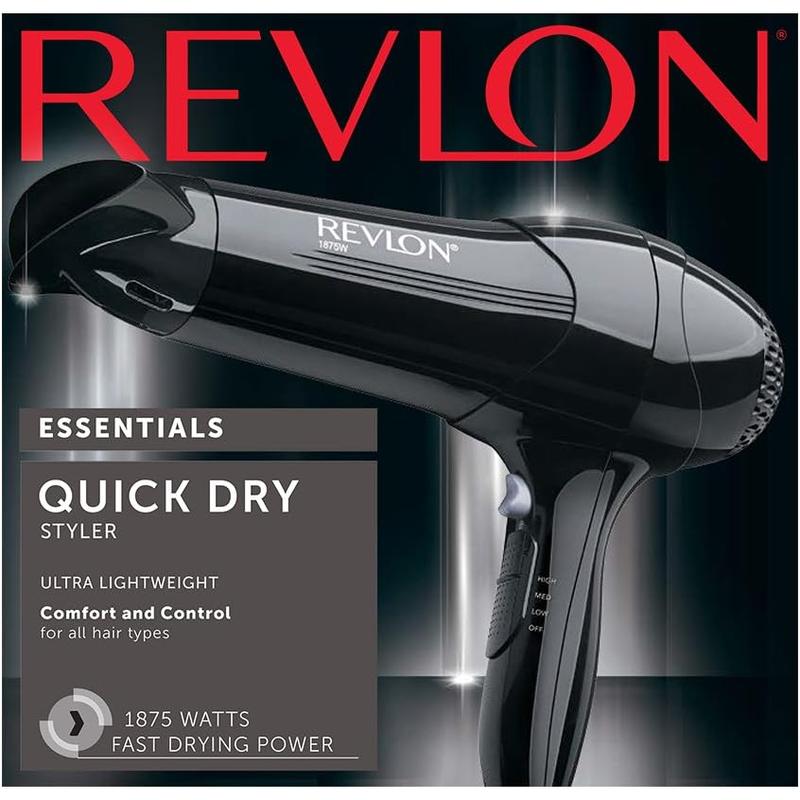 Revlon 1875 Watt Full-Size Turbo Dryer, Black Helen of Troy