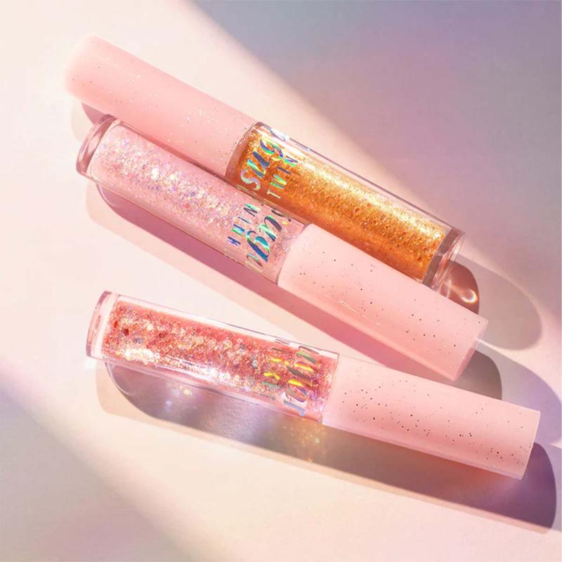 [Peripera] Sugar Twinkle Liquid glitter (2 Colors), Shimmer, Highlighter, Dewy Finish, Glitter Flex, Dazzling Moments, Opal Holographic, Pink Holographic Glitter, Thin and Delicate Brush Tip, Korean Beauty Makeup,