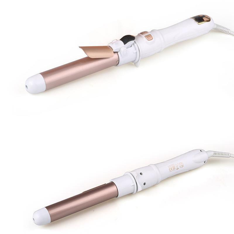 28mm Hair Curling Iron, Portable Hair Curler Wand with LED Display, Hair Styling Tool for Summer Gifts, Lightweight Curlers