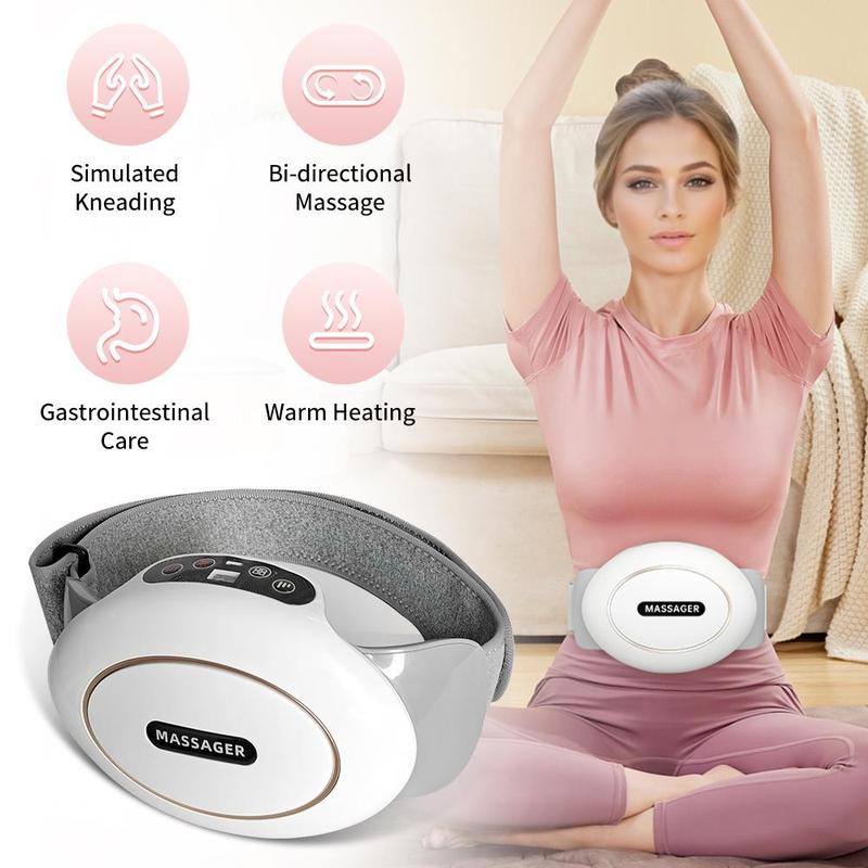 Abdominal Massager Electric Stomach Massager for Flattening Belly Multiple-use for Waist Abdomen Back Neck Leg 3 Modes Comfort