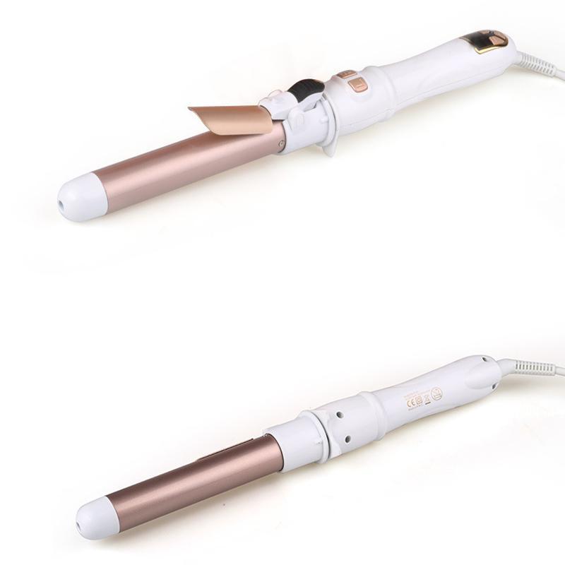 28mm Hair Curling Iron, Portable Hair Curler Wand with LED Display, Hair Styling Tool for Summer Gifts, Lightweight Curlers