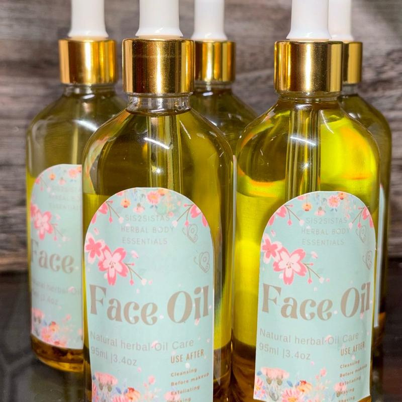 Botanical Infused Herbal Face Oil for Skincare