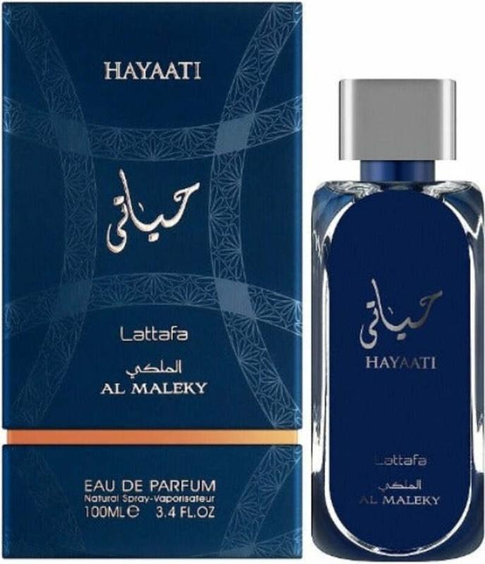 Lattafa Hayaati Al Maleky For Men 3.4 Oz Eau De Parfum Spray