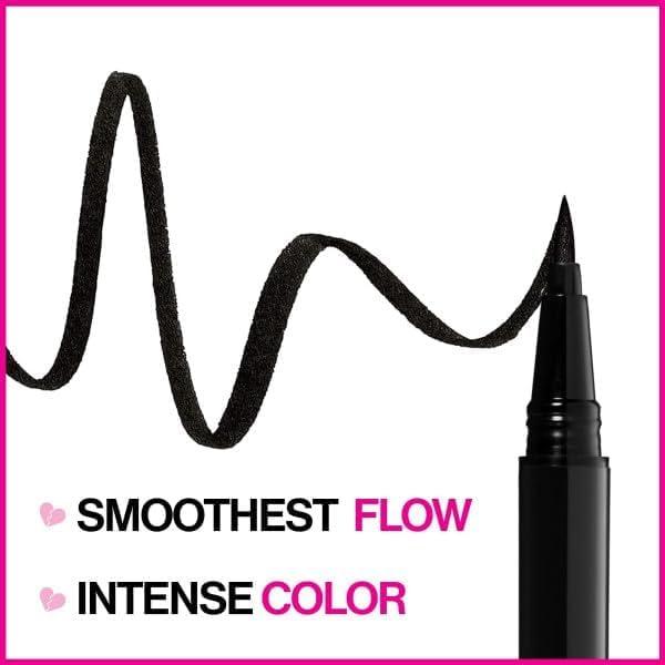 wet n wild Mega Last Breakup Proof Eyeliner - Ultra-Fine Brush, Waterproof, 16-Hour Long-Lasting Wear - Cruelty-Free & Vegan - Brown