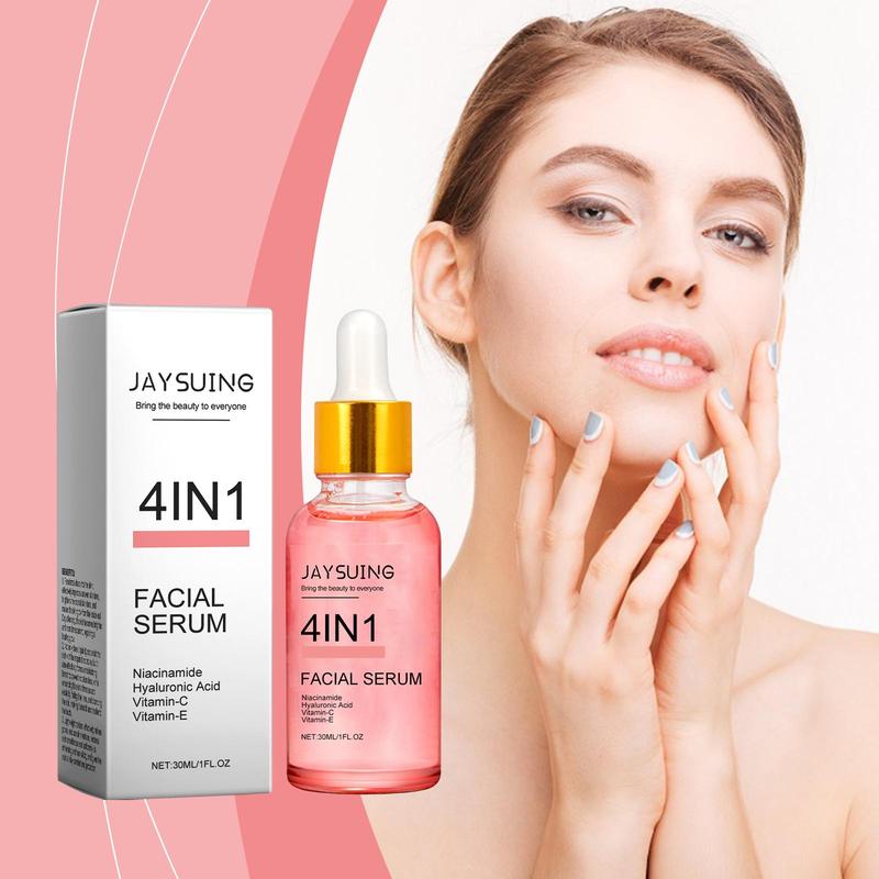 4 in 1 Niacinamide Facial Serum, Moisturizing Facial Care Essence for Soothing Dry Skin, Quick Absorption Facial Skin Care Products for Women