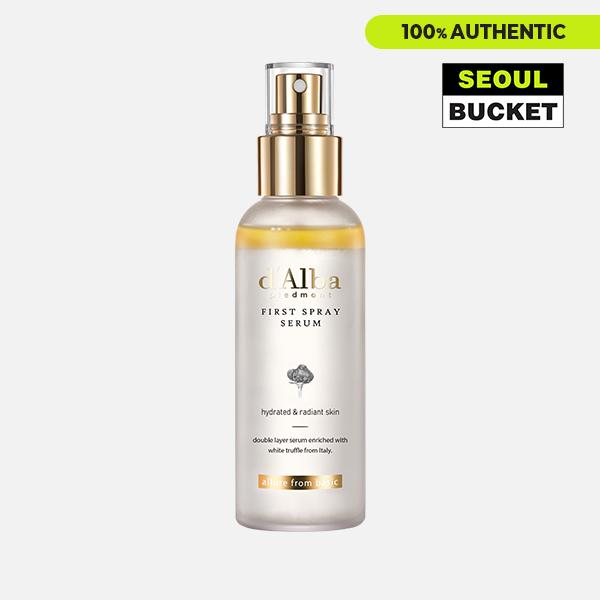 [d'Alba piedmont]  Italian White Truffle First Spray Serum, Vegan Skin Care, All In One Mist, Korean Skin Care facial serum