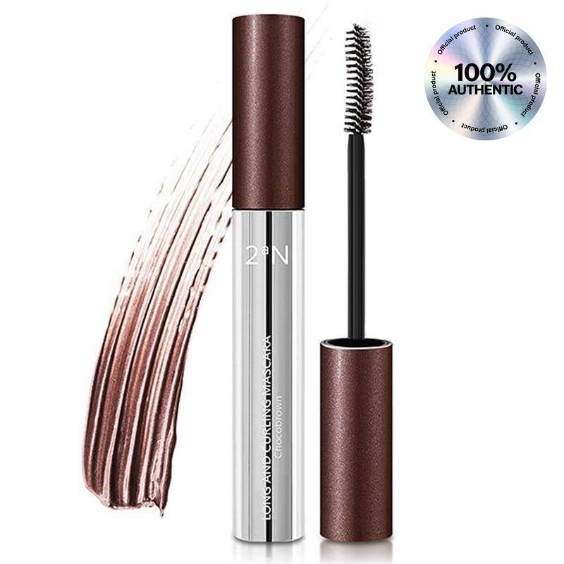 2aN Long and Curling Mascara in Chocobrown - Official Product Volumizing Mascara Waterproof - Curling Telescopic Mascara Volume and Length (0.26 oz)