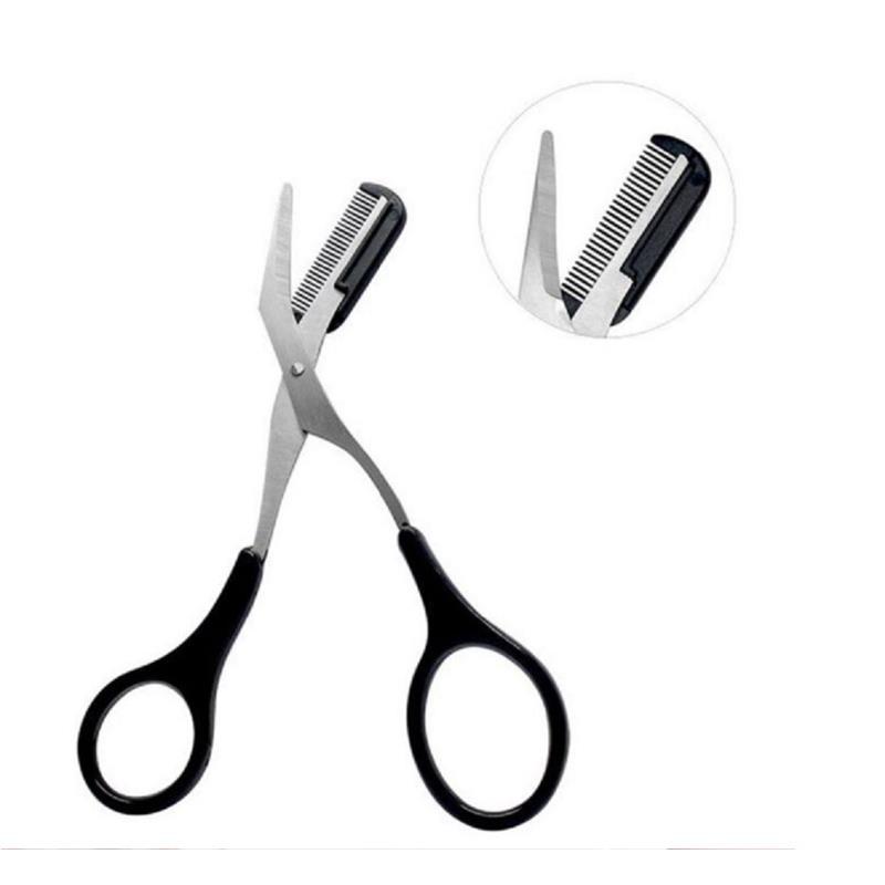 3Pcs Eyebrow Trimmer Scissors Kit