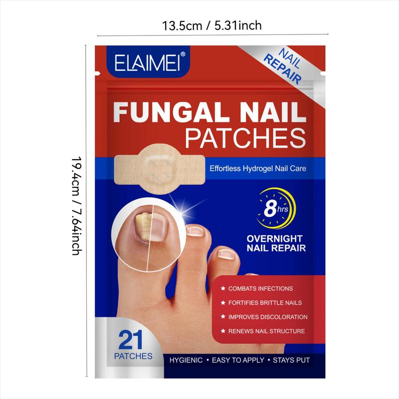 Fungal Nail Patches, 2 Boxes Nail Health Care Patches, Nail Care Patches, Suitable for Solving Fungal Nails and Other Nail Problems