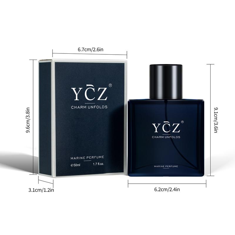 50ml 1.7oz YCZ Midnight Marine Man Eau de Parfum, Long Lasting Man Eau de Parfum , Making it the ideal gentlemen’s gift