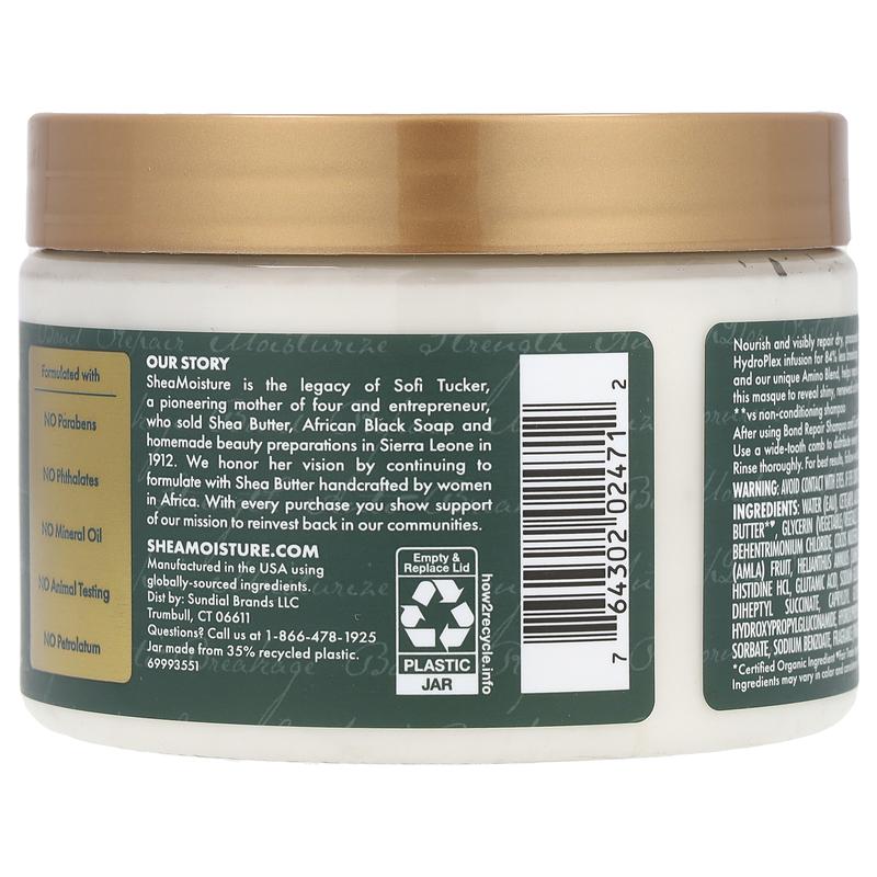 SheaMoisture Bond Repair Masque, Amla Oil, 11 oz (311 g)