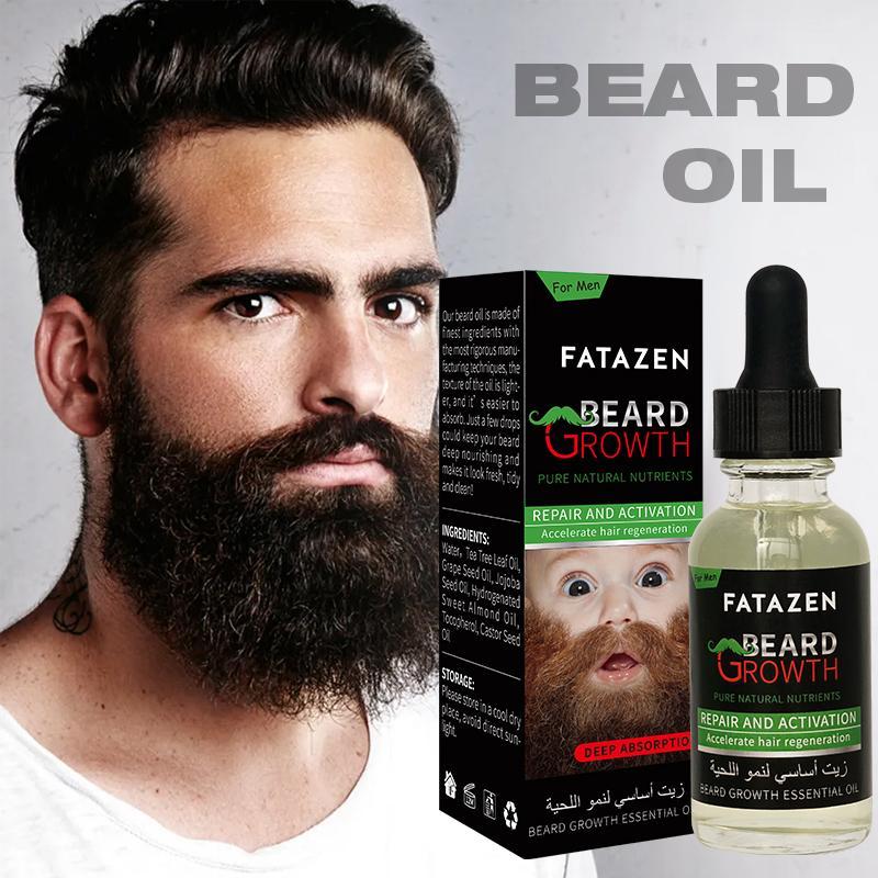 Natural Organic Hair Beard Oil, Nourishing Beard Essential Oil for Men Face Care, Men's Beard Care Product for Daily Use