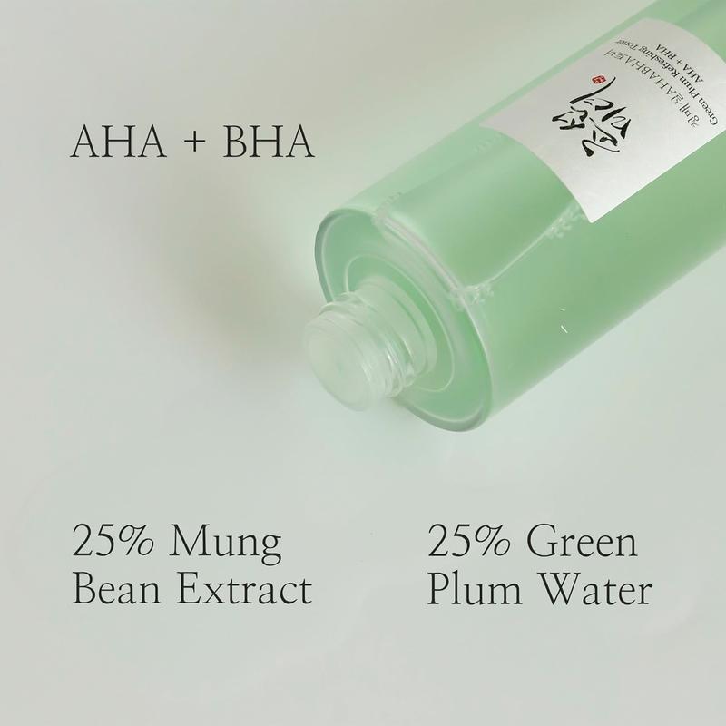 Natural BEAUTY OF JOSEON Green Plum AHA BHA Toner for All Skin Types Skincare Smooth