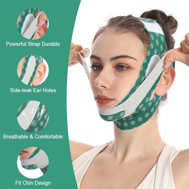 Comfort Double Chin Lift Face Mask, Summer Gifts, Reusable V-shaped Face Lifting Bandage, Breathable Face Lifting Tool, Skin Care Products, Skincare Tools, Christmas Gift