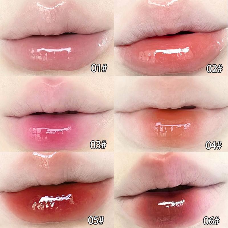 Long Lasting Lip Gloss, 6 Counts Matte Lip Balm, Easy Coloring Lip Sticks, Moisturizing Matte Lipstick, Suitable for All Occasions Lip Makeup, Girls and Women Makeup Accessories