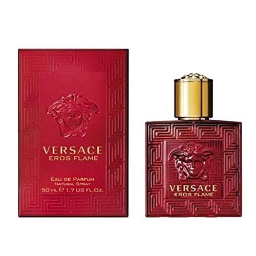 VERSACE Eros Flame Eau de Parfum Cologne for Men 1.7oz   50ml - Warm, Woody, Spicy Scent